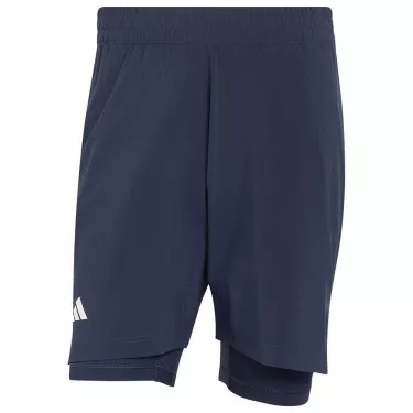 Adidas Pro 2N1 Paris short marineblauw
