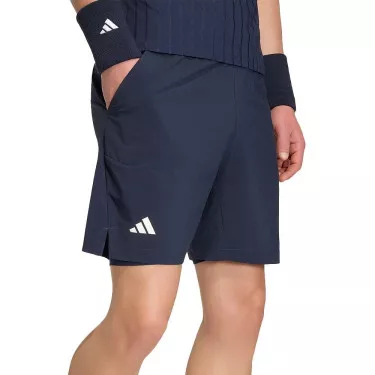 Adidas Pro 2N1 Paris short marineblauw