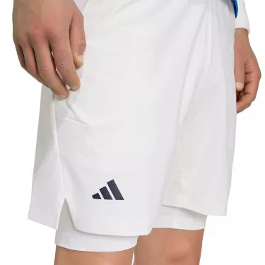 Adidas Pro 2N1 Paris short wit