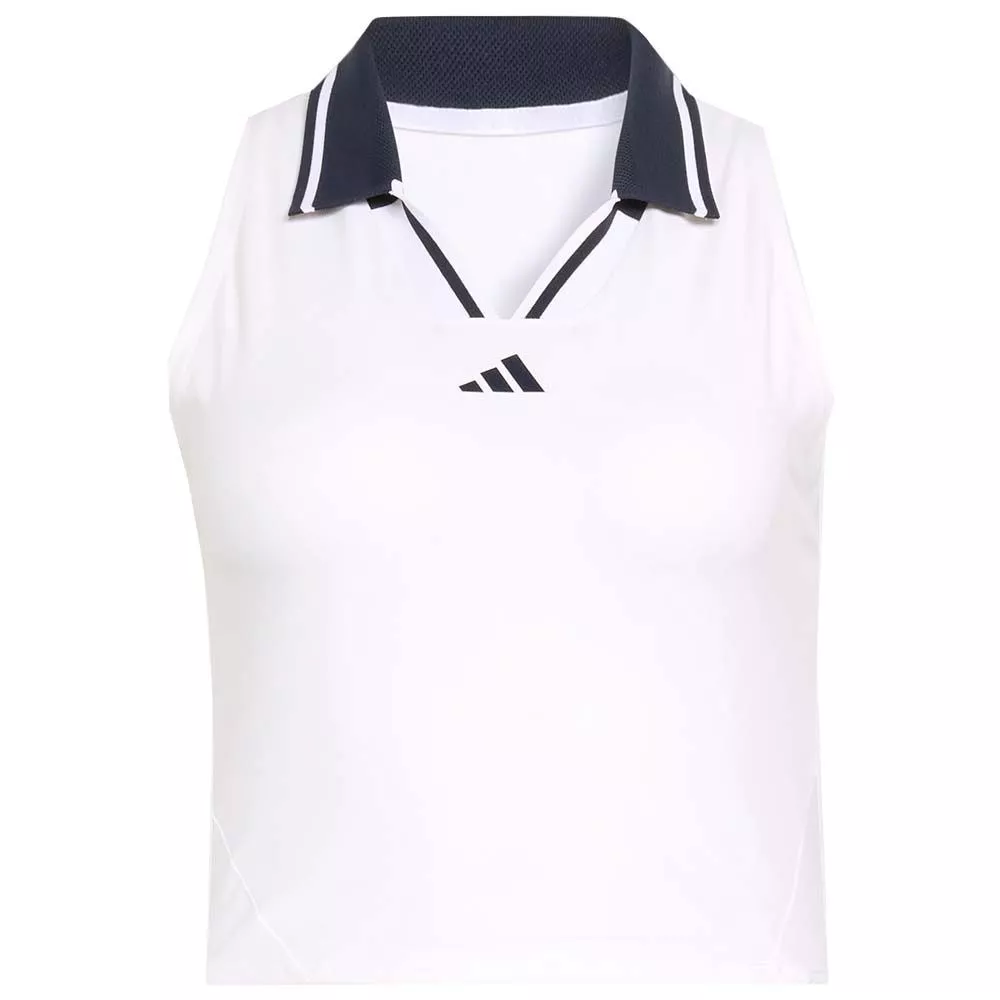 Adidas Tennis Crop Pro Paris tanktop wit