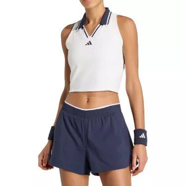 Adidas Tennis Crop Pro Paris tanktop wit