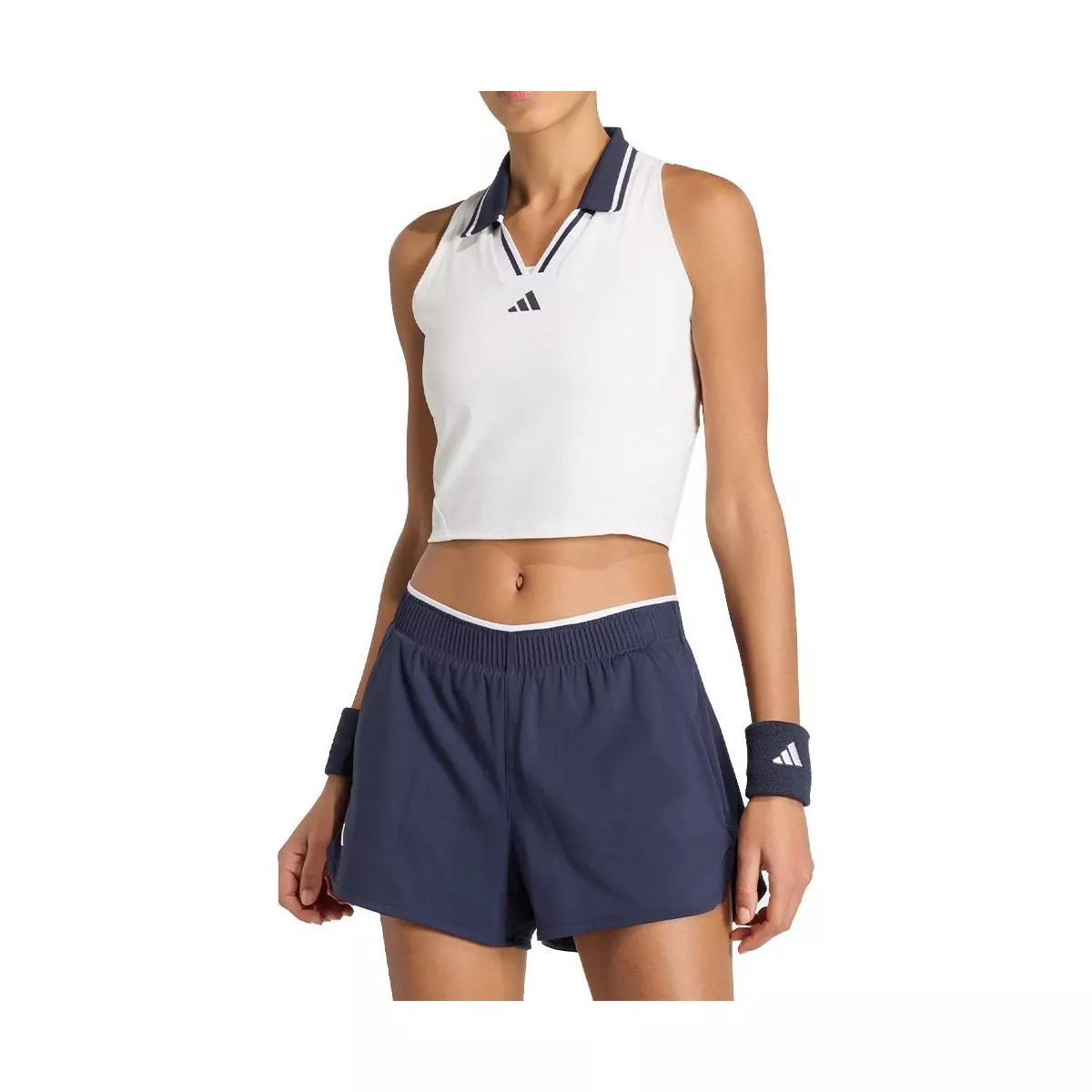 Adidas Tennis Crop Pro Paris tanktop wit