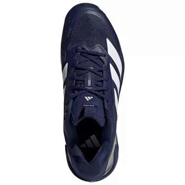 Adidas Adizero Ubersonic 5 tennisschoenen gravel marineblauw