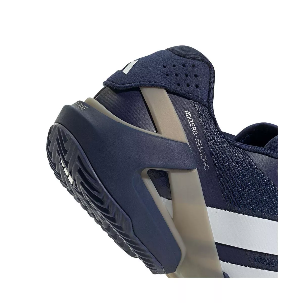 Adidas Adizero Ubersonic 5 tennisschoenen gravel marineblauw