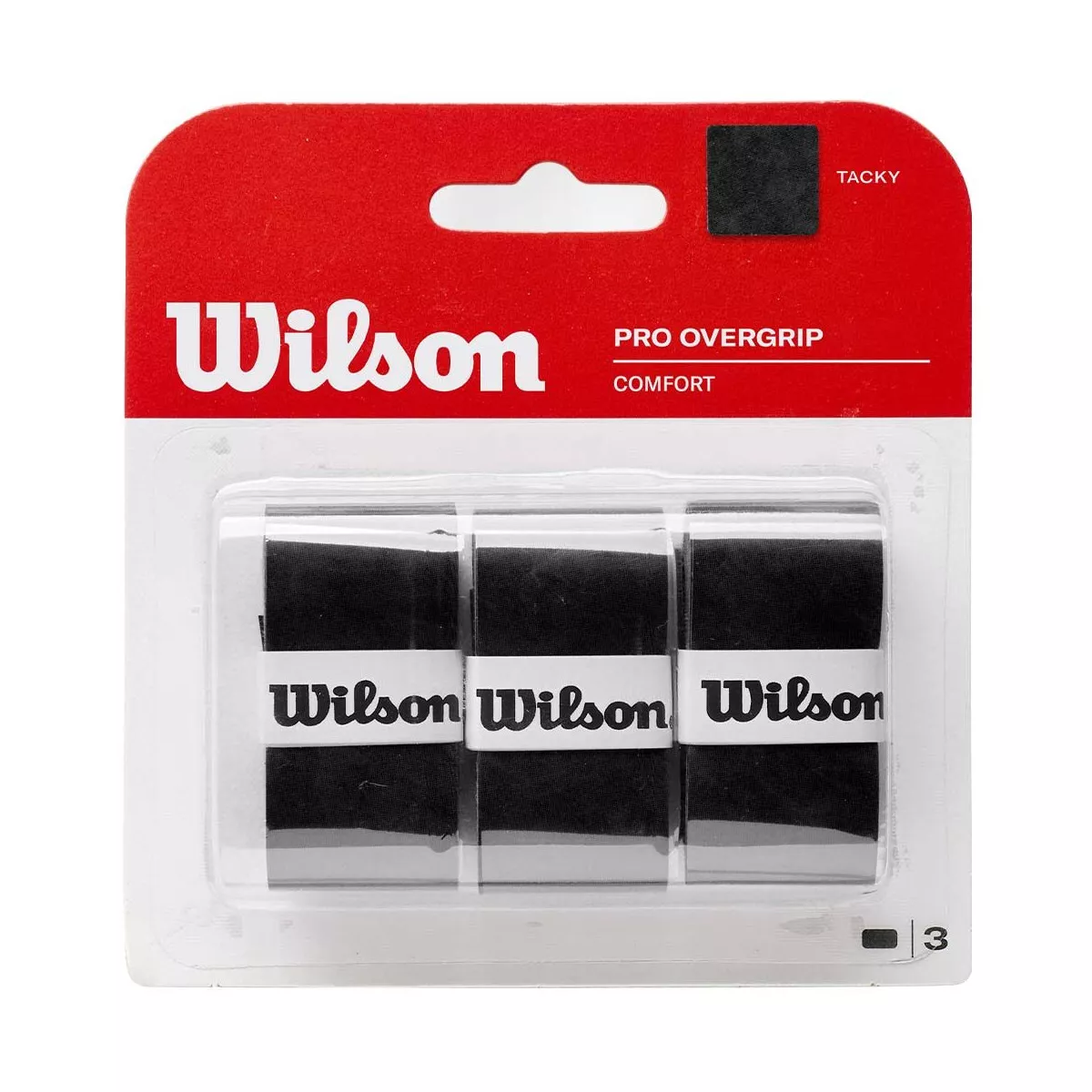 Wilson Pro Overgrip zwart 3-pack