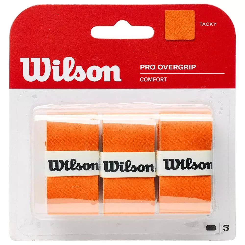 Wilson Pro Overgrip Orange Burn 3-pack
