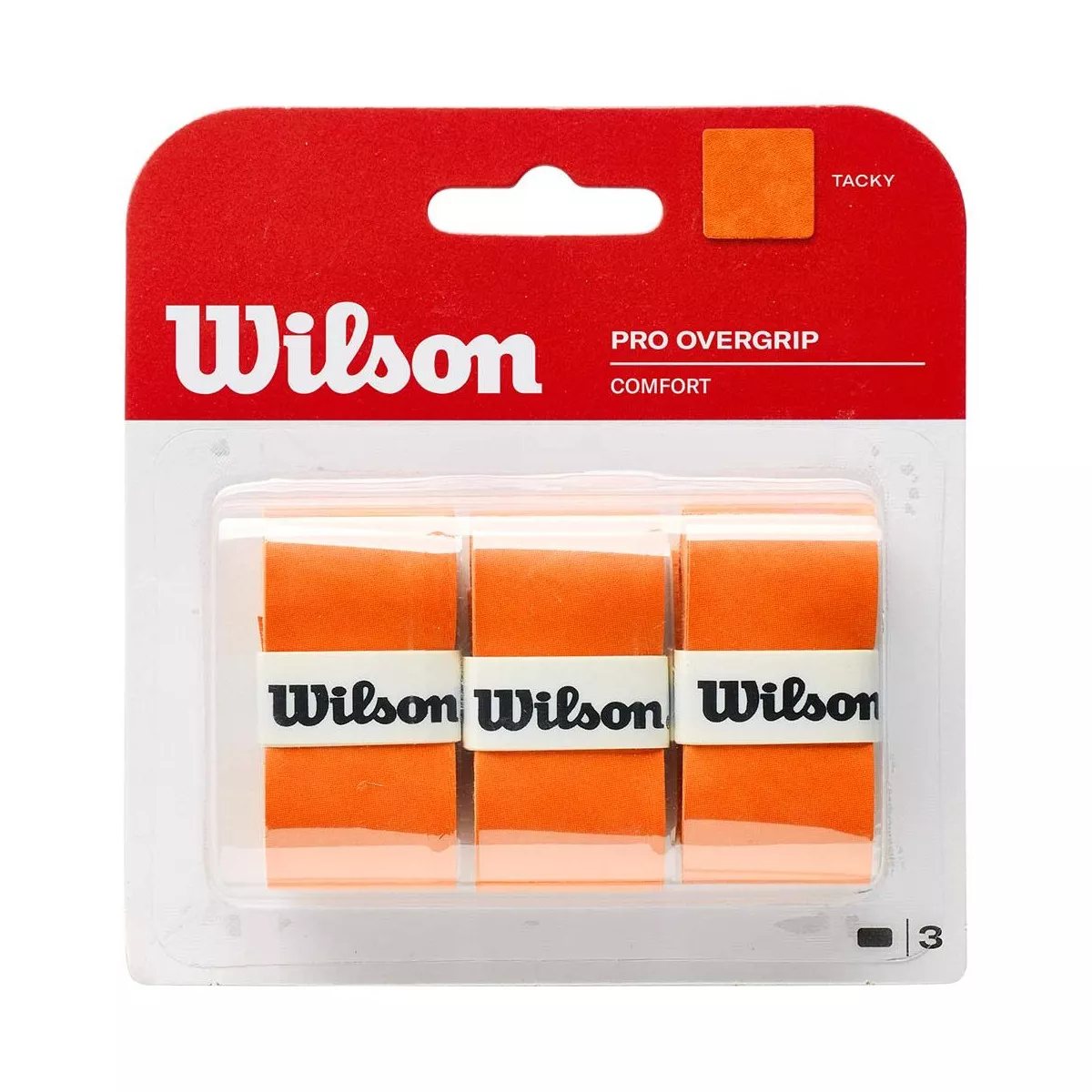 Wilson Pro Overgrip Orange Burn 3-pack