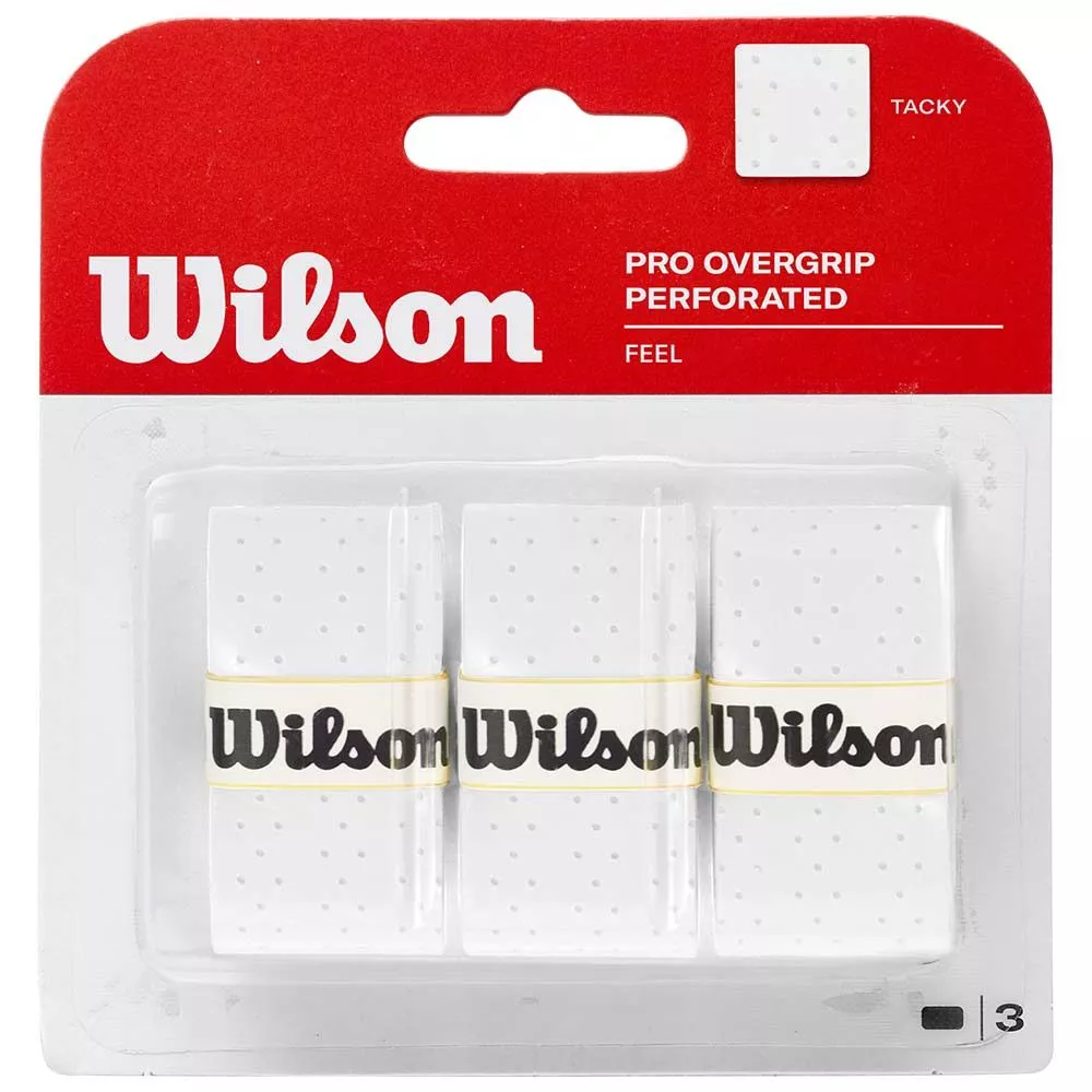 Wilson Pro Perforated Overgrip wit 3-pack