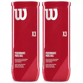 Wilson Padel X3 padelballen 2 tubes van 3