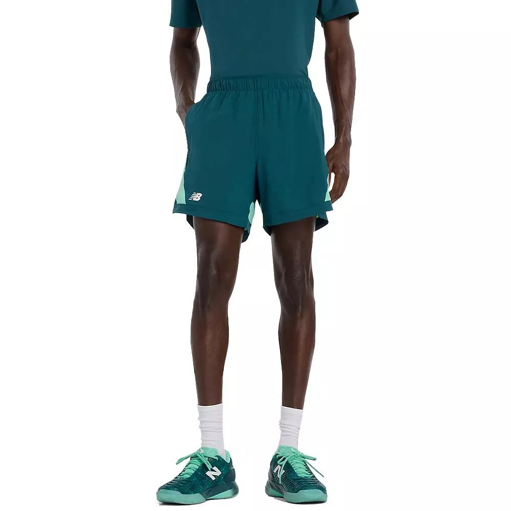 New Balance Tournament Novelty short groen