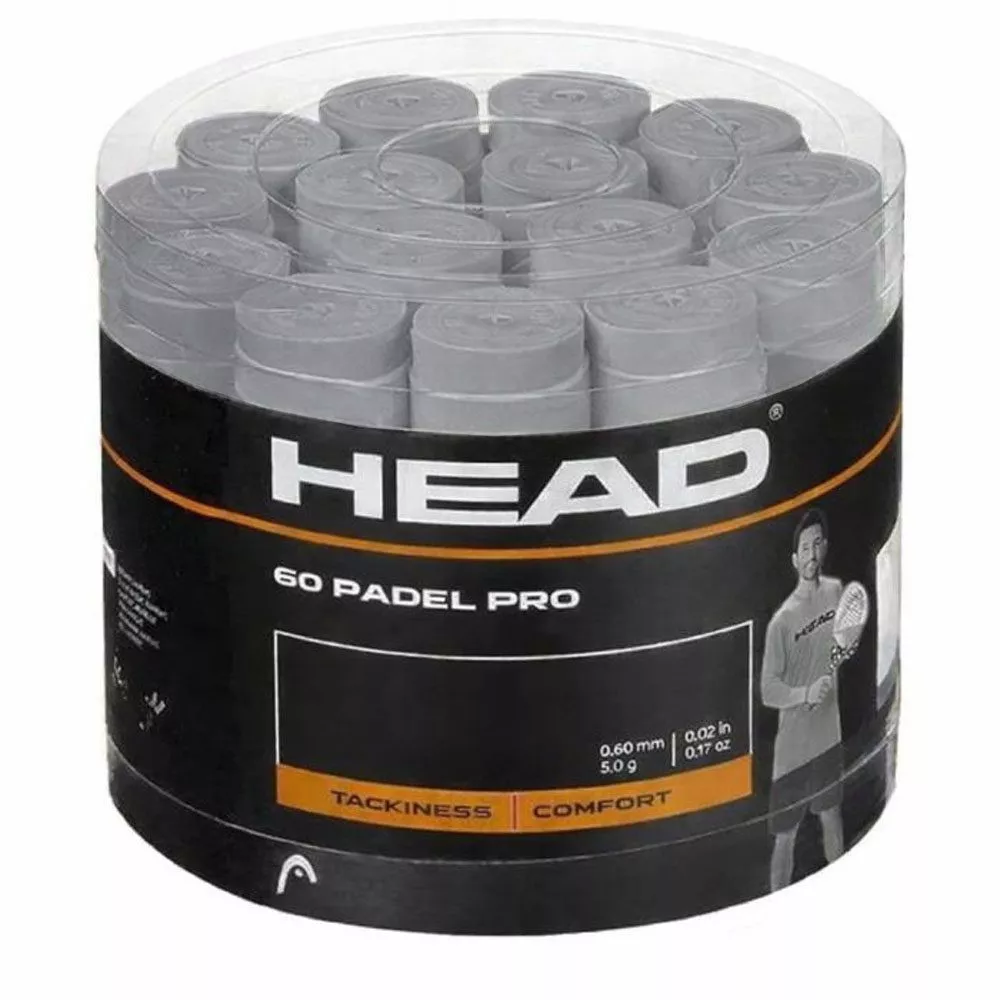 Head Padel Pro doos overgrips grijs x60