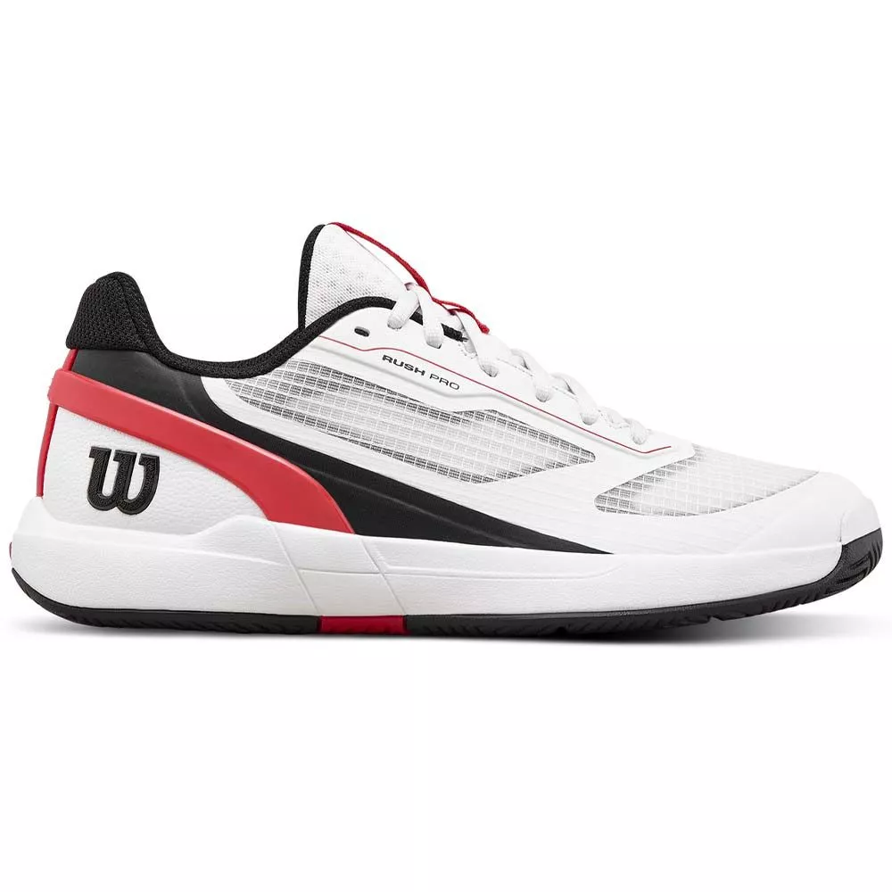 Wilson Rush Pro 5 Junior tennisschoenen wit / zwart / rood