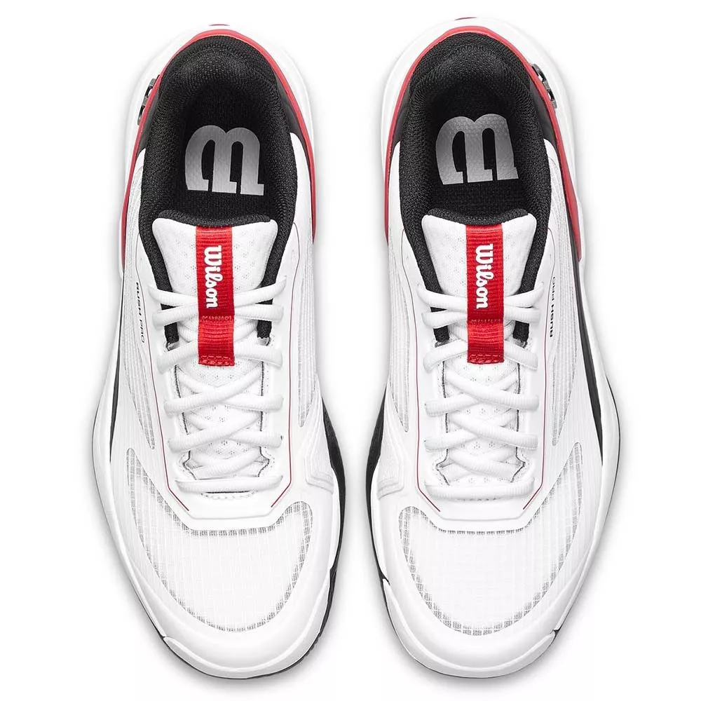 Wilson Rush Pro 5 Junior tennisschoenen wit / zwart / rood