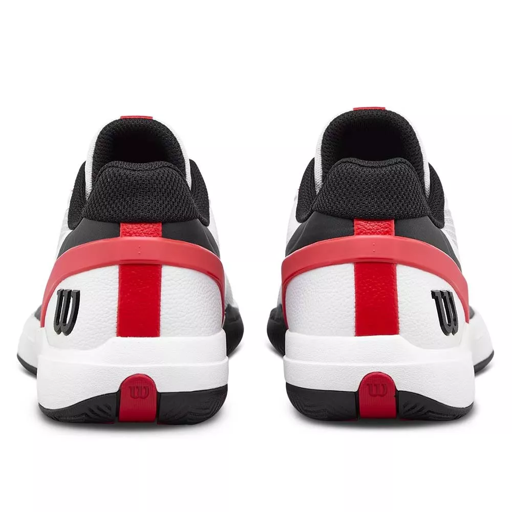 Wilson Rush Pro 5 Junior tennisschoenen wit / zwart / rood
