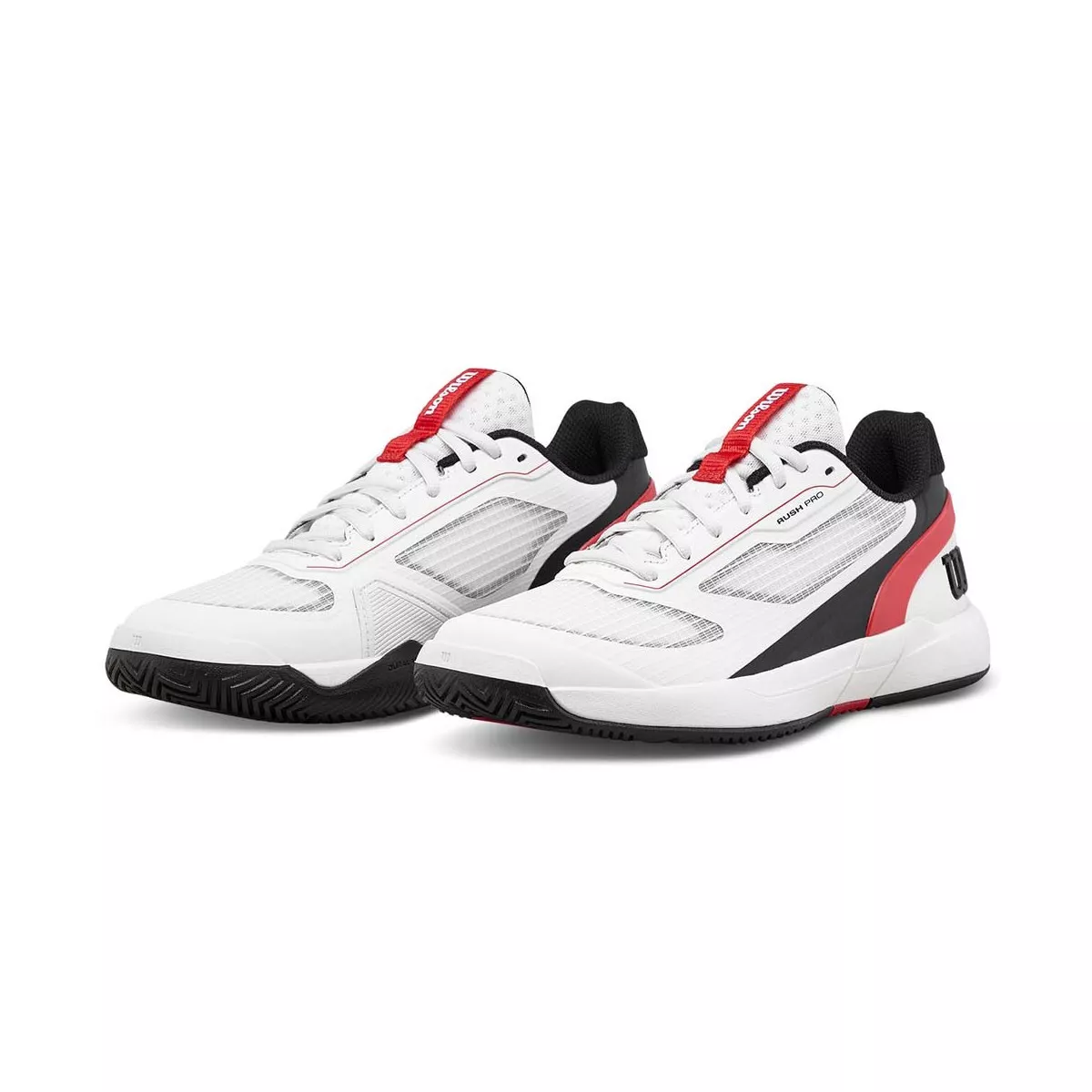 Wilson Rush Pro 5 Junior tennisschoenen wit / zwart / rood