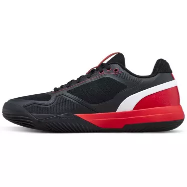 Wilson Rush Pro 5 padelschoenen zwart / rood