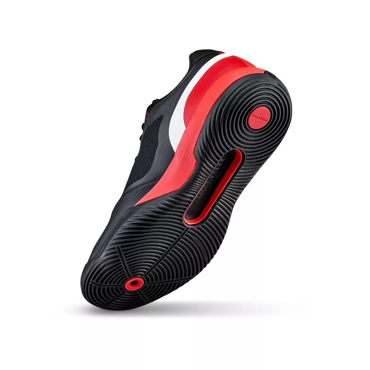Wilson Rush Pro 5 padelschoenen zwart / rood
