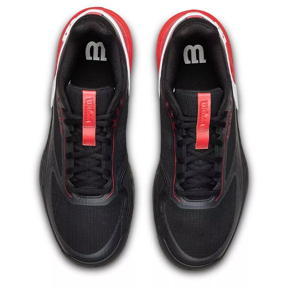 Wilson Rush Pro 5 padelschoenen zwart / rood