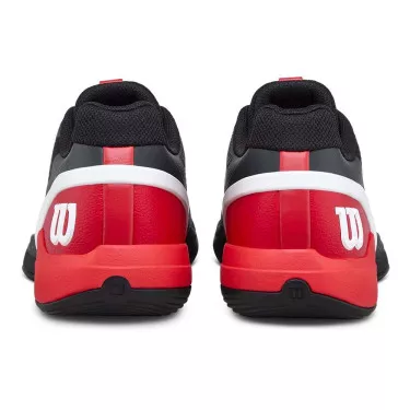 Wilson Rush Pro 5 padelschoenen zwart / rood