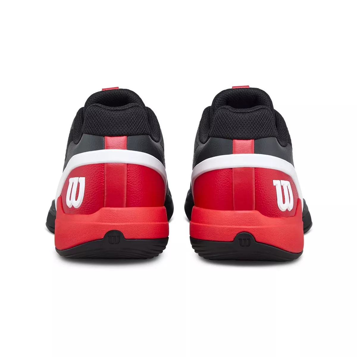 Wilson Rush Pro 5 padelschoenen zwart / rood