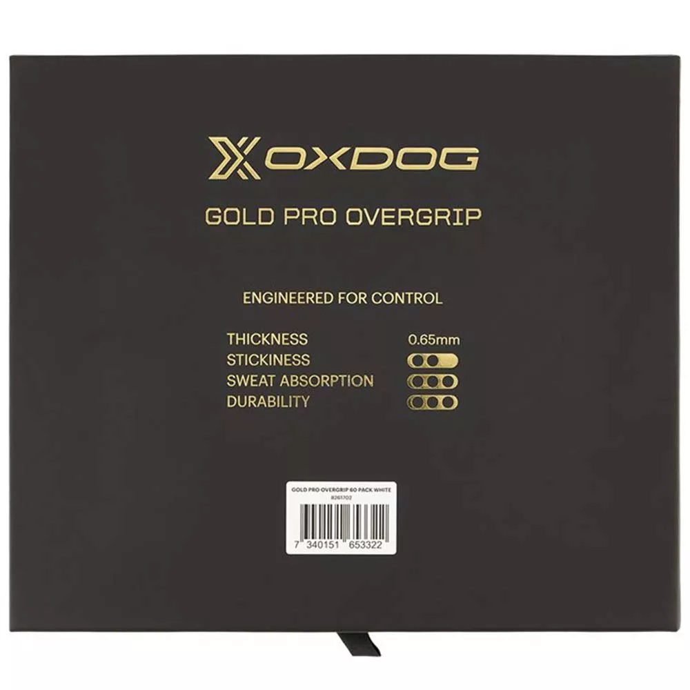 Oxdog Gold Pro overgrips wit x60