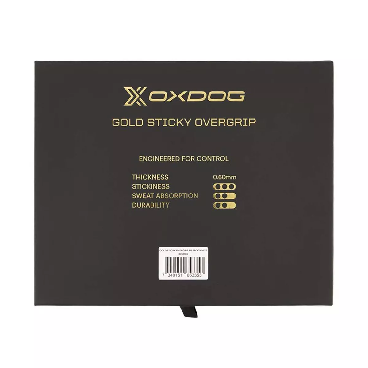 Oxdog Gold Sticky overgrips wit x60