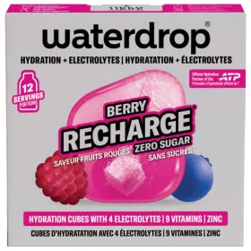 Waterdrop Recharge Rode Vruchten x12