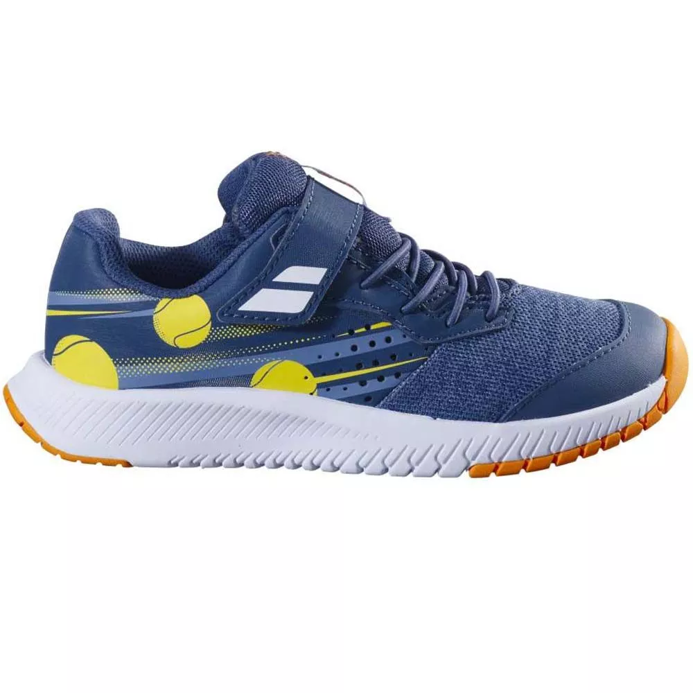 Babolat Pulsion Kid All Court tennisschoenen junior blauw / oranje