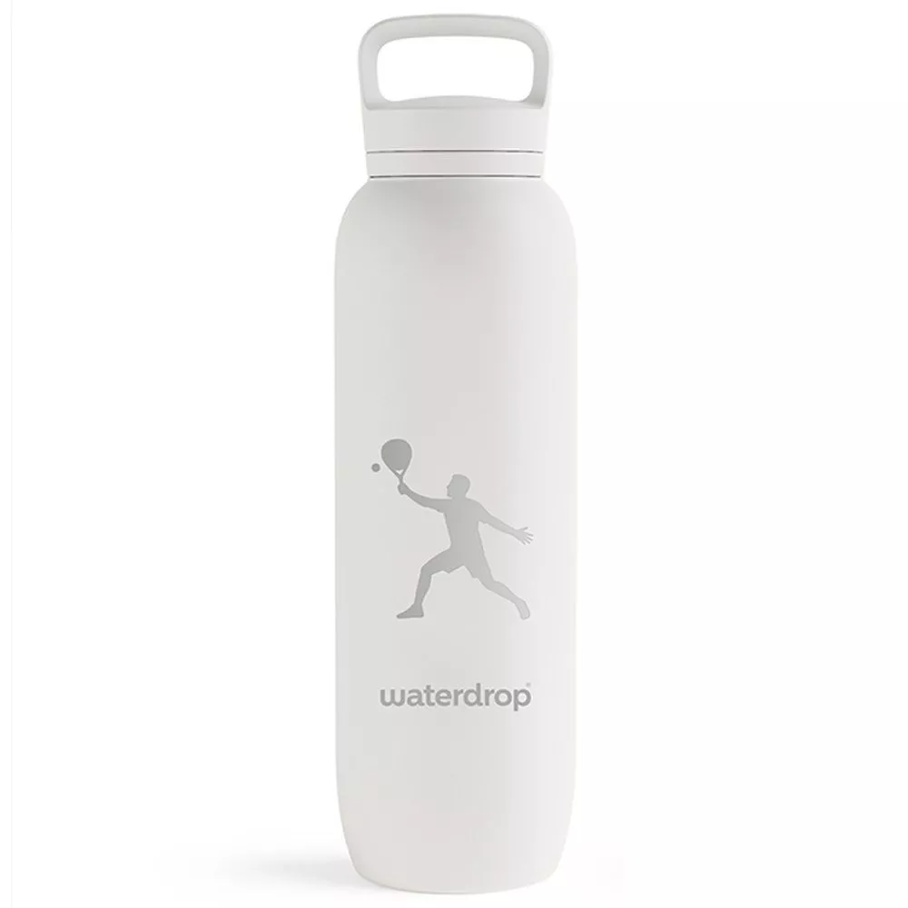 Waterdrop Padel Thermo Bidon Wit