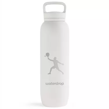 Waterdrop Padel Thermo Bidon Wit