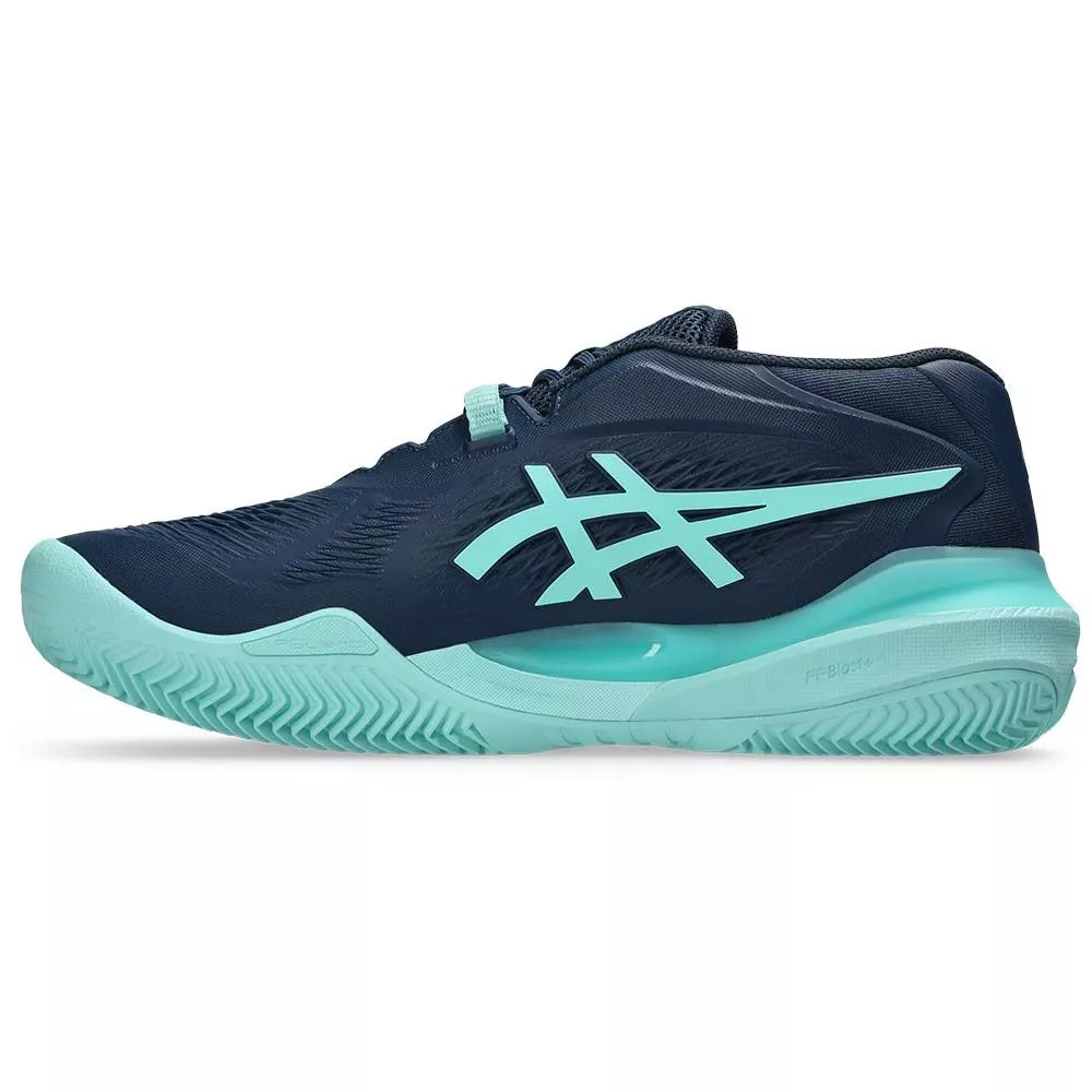 Asics Gel Resolution X tennisschoenen gravel marineblauw / turquoise