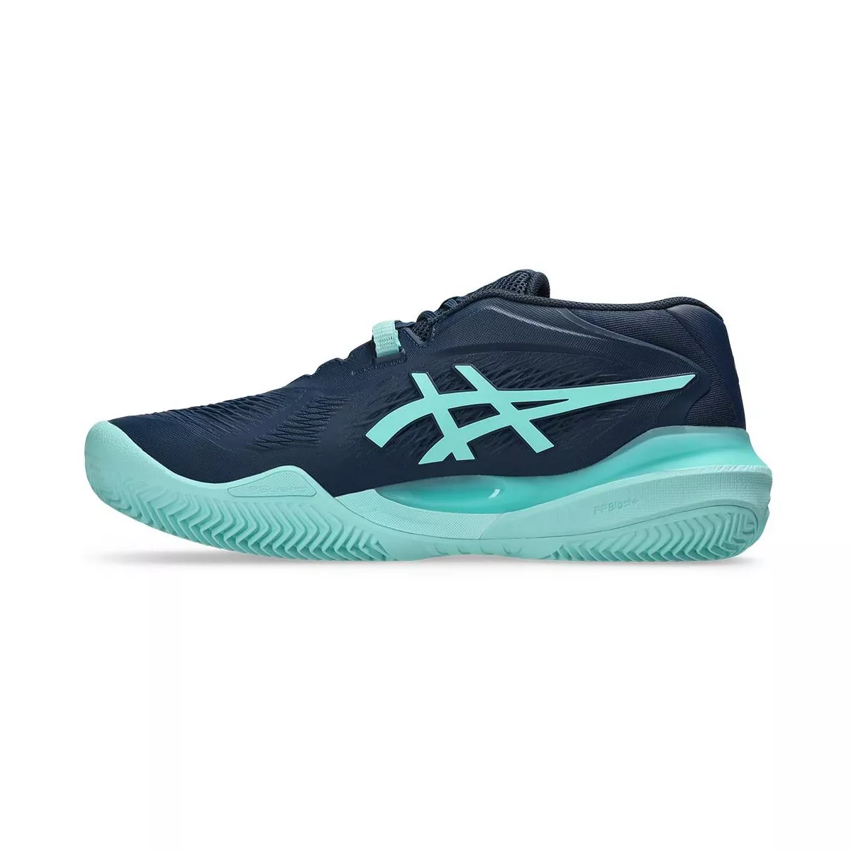 Asics Gel Resolution X tennisschoenen gravel marineblauw / turquoise