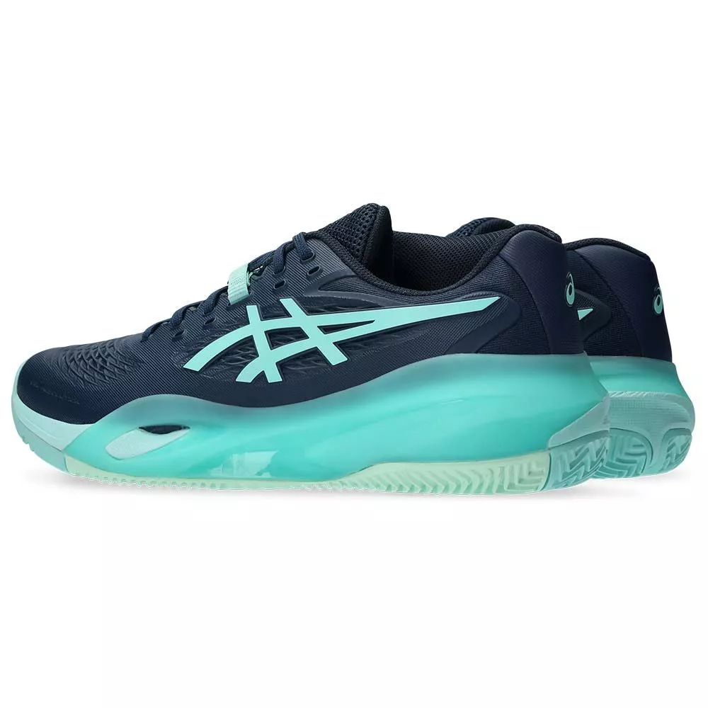 Asics Gel Resolution X tennisschoenen gravel marineblauw / turquoise