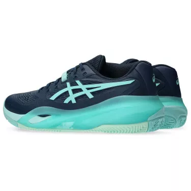 Asics Gel Resolution X tennisschoenen gravel marineblauw / turquoise