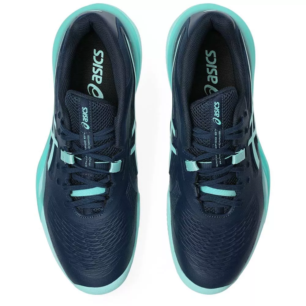 Asics Gel Resolution X tennisschoenen gravel marineblauw / turquoise