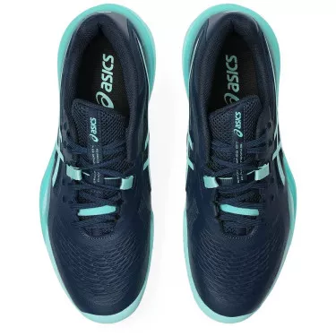 Asics Gel Resolution X tennisschoenen gravel marineblauw / turquoise