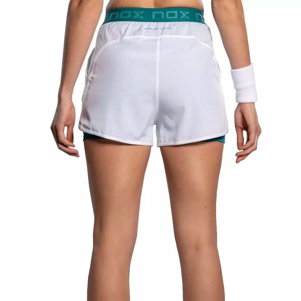 Nox Pro short dames wit / groen