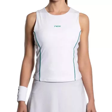 Nox Pro tanktop dames wit / groen