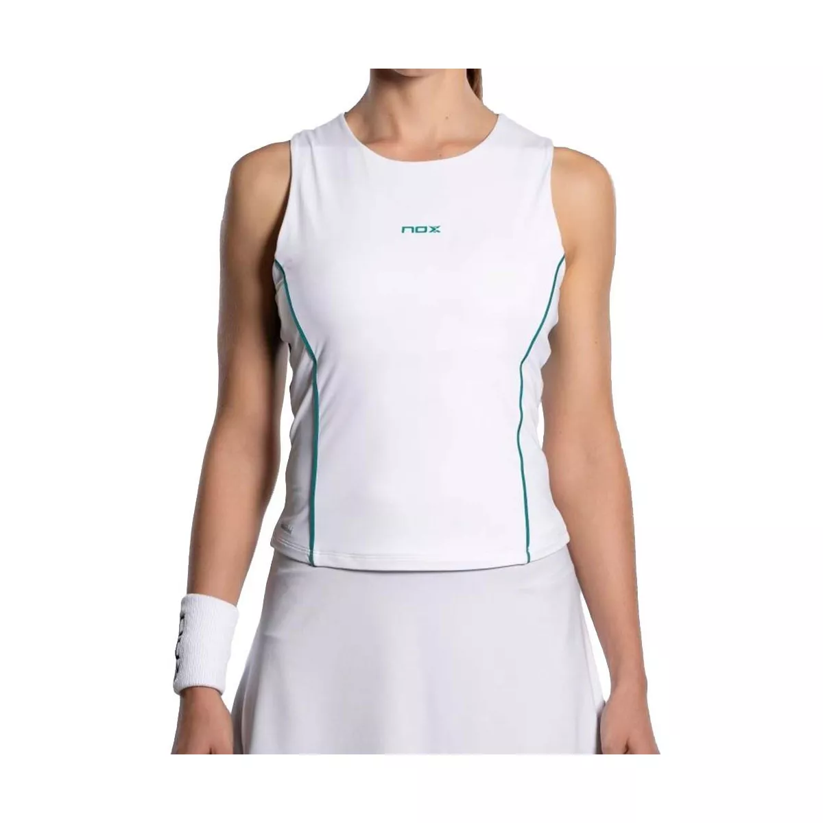 Nox Pro tanktop dames wit / groen