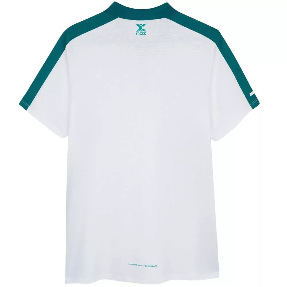 Nox Pro polo wit / groen