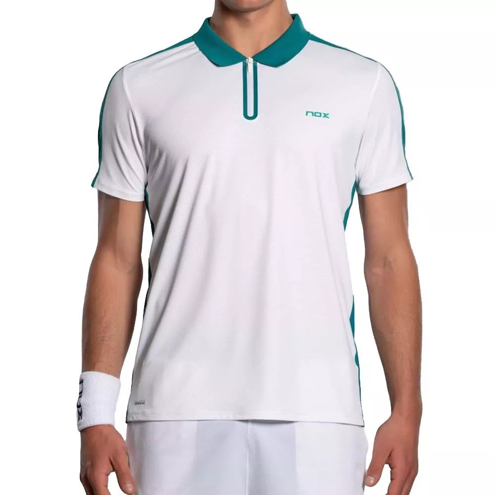 Nox Pro polo wit / groen