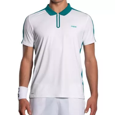 Nox Pro polo wit / groen