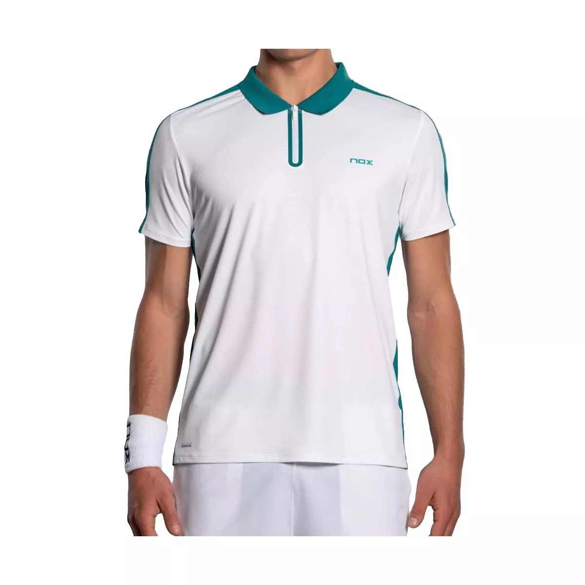Nox Pro polo wit / groen