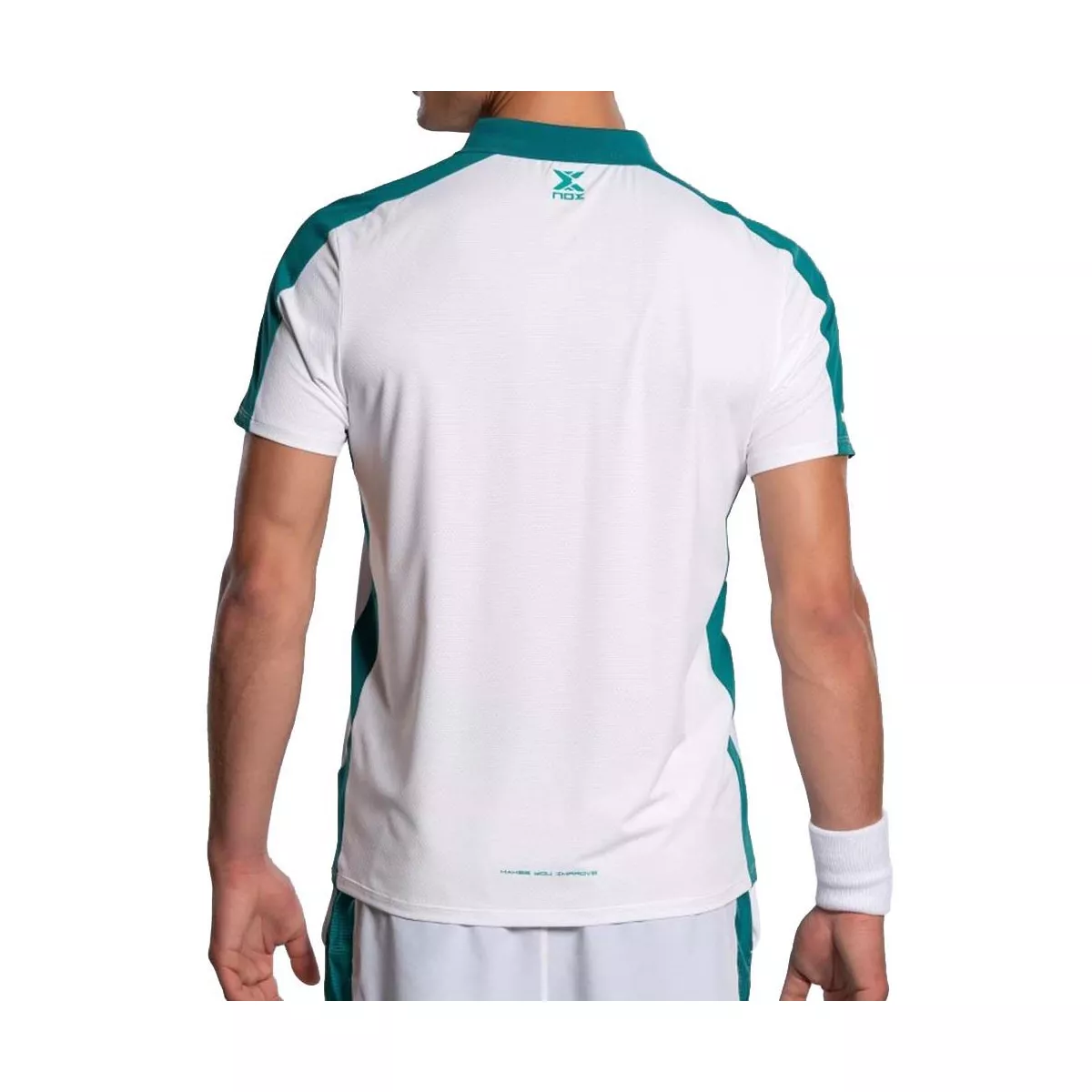 Nox Pro polo wit / groen
