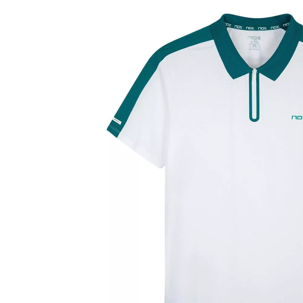 Nox Pro polo wit / groen
