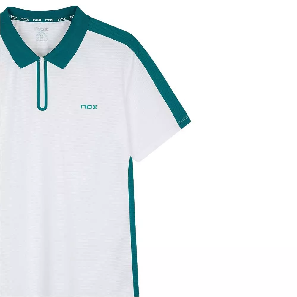 Nox Pro polo wit / groen