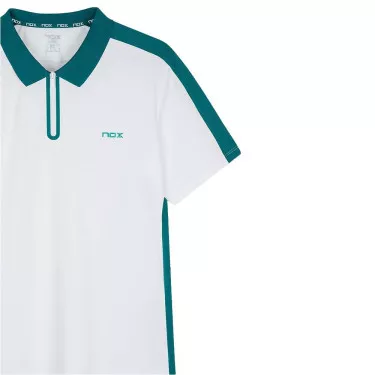 Nox Pro polo wit / groen