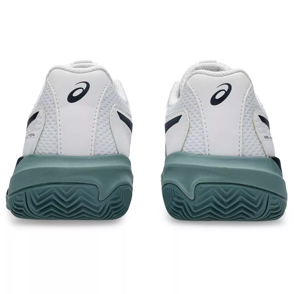 Asics Gel Resolution X GS tennisschoenen gravel junior wit / nachtblauw