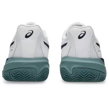 Asics Gel Resolution X GS tennisschoenen gravel junior wit / nachtblauw