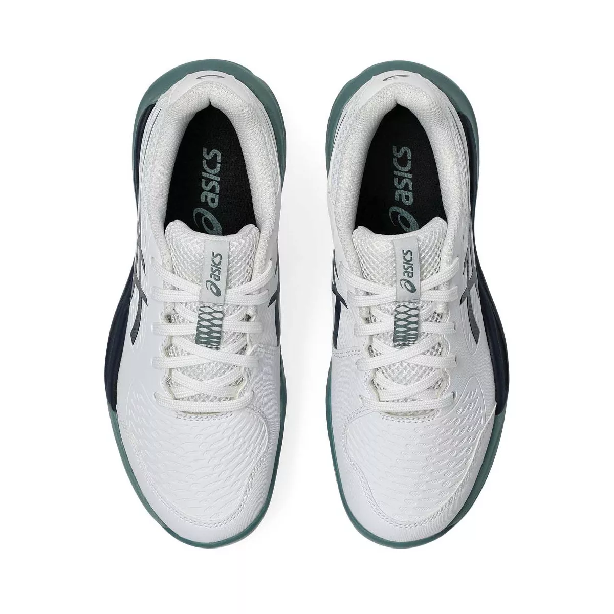 Asics Gel Resolution X GS tennisschoenen gravel junior wit / nachtblauw